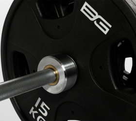 BRONZE GYM BG-PA-PL-P150 Диск олимпийский обрезиненный черный 15 кг фото 4 BRONZE GYM BG-PA-PL-P150 Диск олимпийский обрезиненный черный 15 кг фото 4