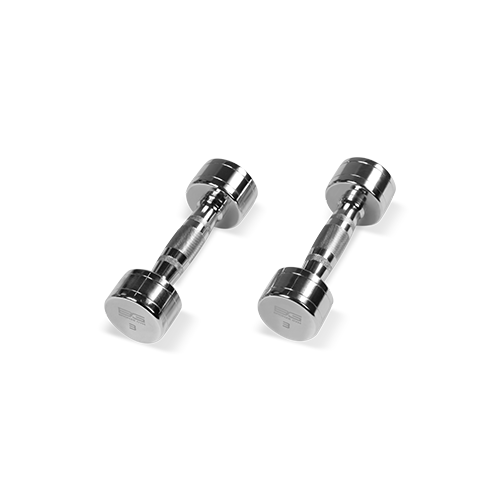 BRONZE GYM BG-PA-DB-C03 Гантель хромированная 3 кг BRONZE GYM BG-PA-DB-C03 Гантель хромированная 3 кг
