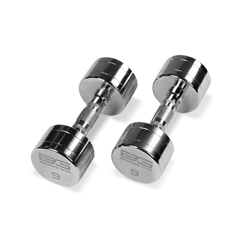 BRONZE GYM BG-PA-DB-C09 Гантель хромированная 9 кг BRONZE GYM BG-PA-DB-C09 Гантель хромированная 9 кг
