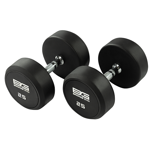 BRONZE GYM BG-PA-DB-R250 Гантель обрезиненная 25 кг BRONZE GYM BG-PA-DB-R250 Гантель обрезиненная 25 кг