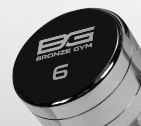 BRONZE GYM BG-PA-DB-C06 Гантель хромированная 6 кг фото 5 BRONZE GYM BG-PA-DB-C06 Гантель хромированная 6 кг фото 5