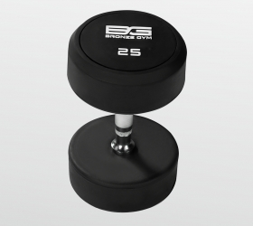 BRONZE GYM BG-PA-DB-R250 Гантель обрезиненная 25 кг фото 3 BRONZE GYM BG-PA-DB-R250 Гантель обрезиненная 25 кг фото 3