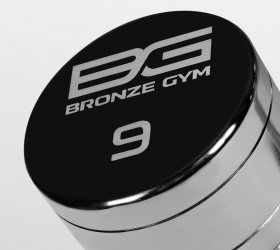 BRONZE GYM BG-PA-DB-C09 Гантель хромированная 9 кг фото 5 BRONZE GYM BG-PA-DB-C09 Гантель хромированная 9 кг фото 5
