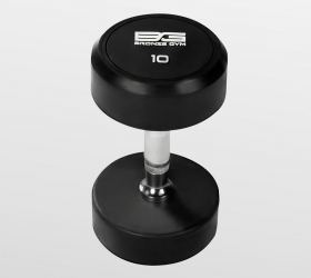 BRONZE GYM BG-PA-DB-R100 Гантель обрезиненная 10 кг фото 3 BRONZE GYM BG-PA-DB-R100 Гантель обрезиненная 10 кг фото 3