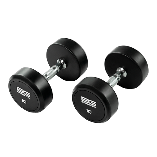 BRONZE GYM BG-PA-DB-R100 Гантель обрезиненная 10 кг BRONZE GYM BG-PA-DB-R100 Гантель обрезиненная 10 кг