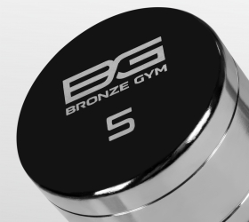 BRONZE GYM BG-PA-DB-C05 Гантель хромированная 5 кг фото 5 BRONZE GYM BG-PA-DB-C05 Гантель хромированная 5 кг фото 5