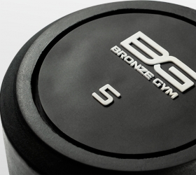 BRONZE GYM BG-PA-DB-R050 Гантель обрезиненная 5 кг фото 5 BRONZE GYM BG-PA-DB-R050 Гантель обрезиненная 5 кг фото 5