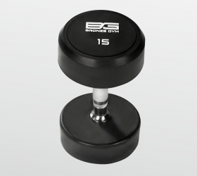 BRONZE GYM BG-PA-DB-R150 Гантель обрезиненная 15 кг фото 3 BRONZE GYM BG-PA-DB-R150 Гантель обрезиненная 15 кг фото 3