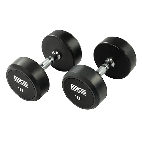 BRONZE GYM BG-PA-DB-R150 Гантель обрезиненная 15 кг BRONZE GYM BG-PA-DB-R150 Гантель обрезиненная 15 кг