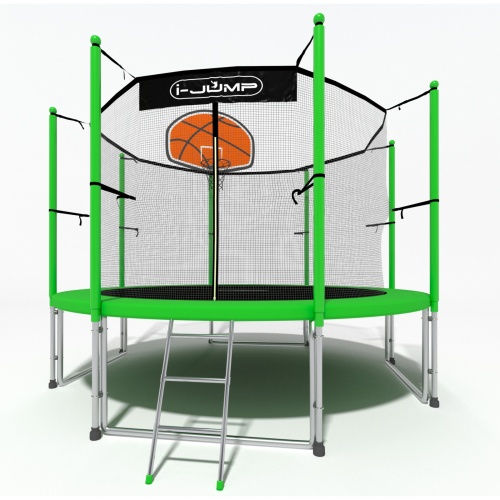 Батут i-Jump Basket 6ft green фото 6