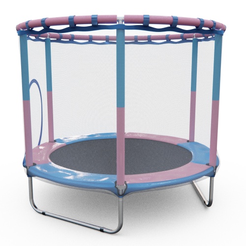 Батут детский DFC A.KOU KIDS 55" (140 см) с сеткой фото 4