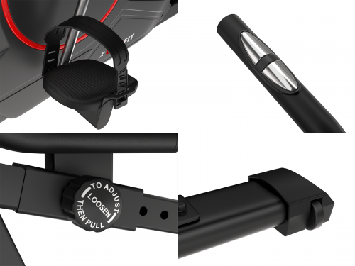 Горизонтальный велотренажер UNIX Fit BR-390Е фото 14