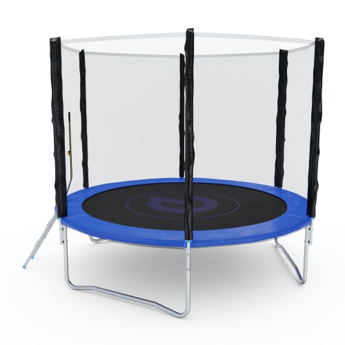 Батут с сеткой DFC PELPO 8ft с лестницей, BLUE фото 4 Батут с сеткой DFC PELPO 8ft с лестницей, BLUE фото 4