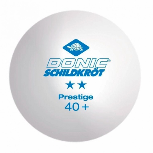 Мячики для н/тенниса DONIC PRESTIGE 2, 40+ 6 штук, белые фото 3