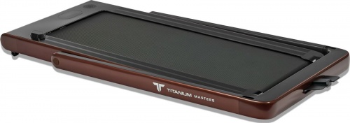 Беговая дорожка Titanium Masters Slimtech C10, коричневая фото 3