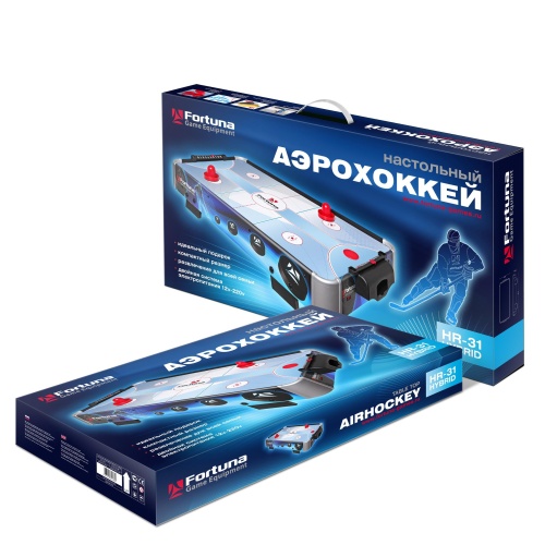 Аэрохоккей Fortuna HR-31 Blue Ice Hybrid настольный 86х43х15см фото 22