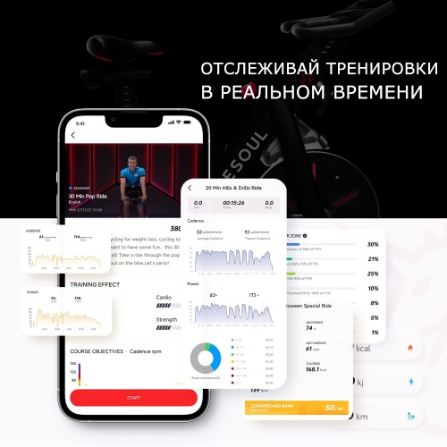 Велотренажер Yesoul BS3-W PRO фото 9