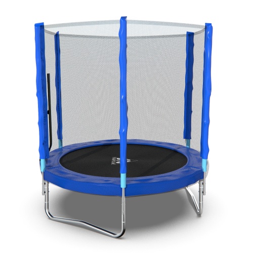Батут DFC Trampoline Fitness с сеткой 6ft фото 5
