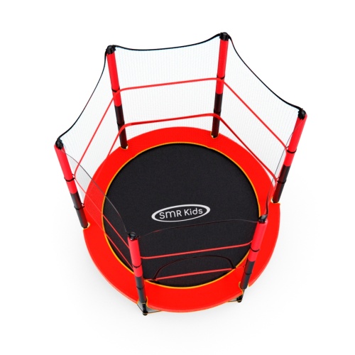 Батут детский DFC TRAMPOLINE-RED 55" с сеткой фото 8