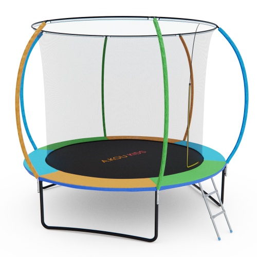 Батут с сеткой DFC A.KOU KIDS 10ft с лестницей фото 4 Батут с сеткой DFC A.KOU KIDS 10ft с лестницей фото 4