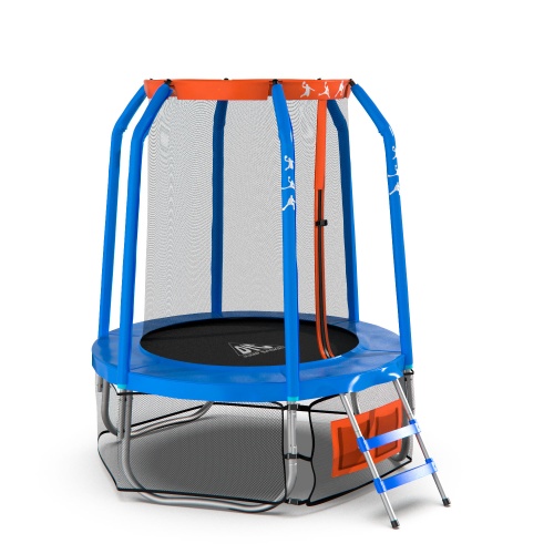 Батут DFC JUMP BASKET 5ft внутр.сетка (152cм) БЕЗ лестницы! фото 4 Батут DFC JUMP BASKET 5ft внутр.сетка (152cм) БЕЗ лестницы! фото 4