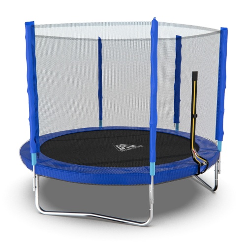 Батут DFC Trampoline Fitness с сеткой 8ft фото 4