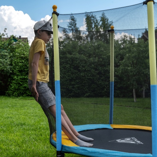 Батут DFC JUMP KIDS 60" желто-синий фото 10 Батут DFC JUMP KIDS 60" желто-синий фото 10