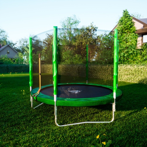 Батут DFC Trampoline Fitness с сеткой 8ft фото 8 Батут DFC Trampoline Fitness с сеткой 8ft фото 8