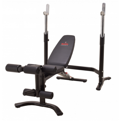 Многофункциональная силовая скамья Smith Strength WB270 со стойками под штангу