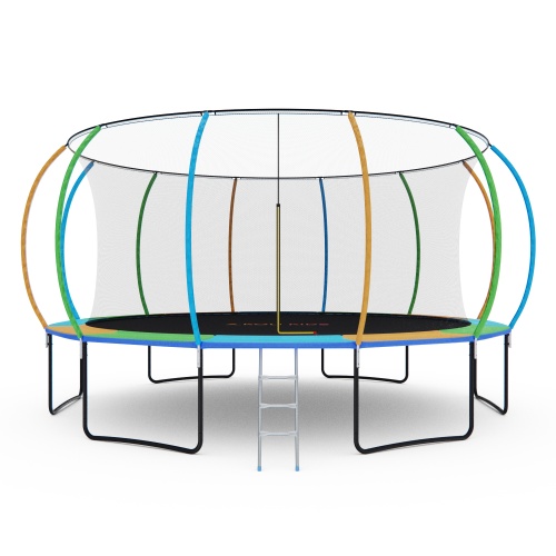 Батут с сеткой DFC A.KOU KIDS 16ft с лестницей (2 короба) фото 3 Батут с сеткой DFC A.KOU KIDS 16ft с лестницей (2 короба) фото 3
