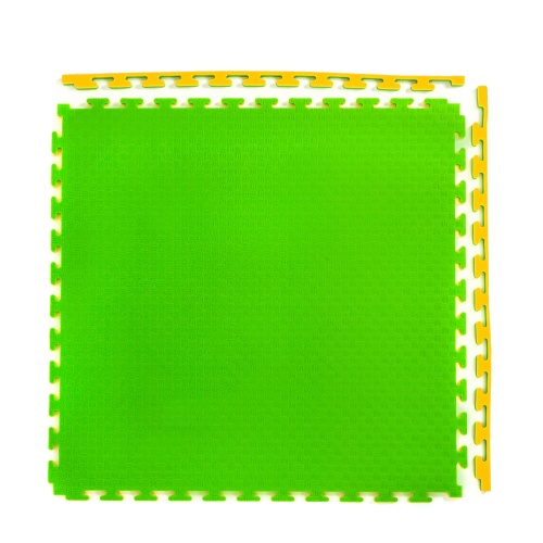 Будо-мат, 100 x 100 см, 20 мм, цвет жёлто-зелёный фото 3