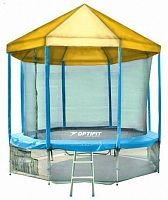 Батут Optifit Like Blue 16ft с желтой крышей
