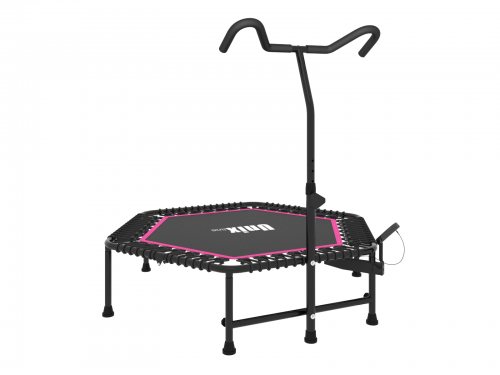 Батут UNIX line FITNESS Pink PRO (130 cm) фото 9