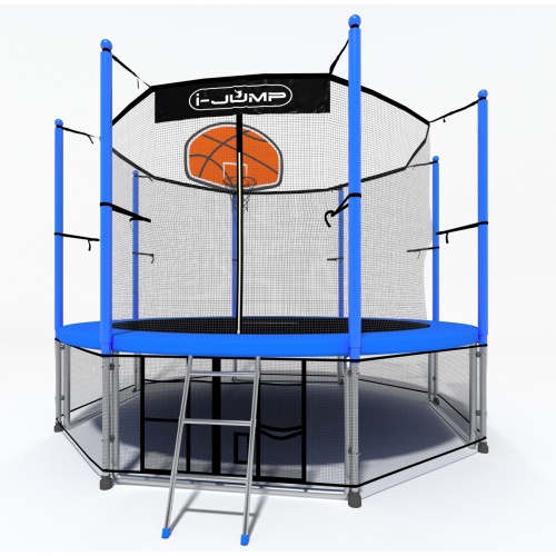 Батут i-Jump Basket 10ft blue фото 6