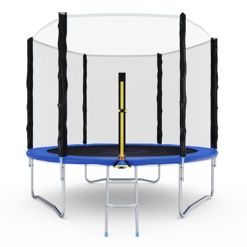 Батут с сеткой DFC PELPO 8ft с лестницей, BLUE фото 3 Батут с сеткой DFC PELPO 8ft с лестницей, BLUE фото 3
