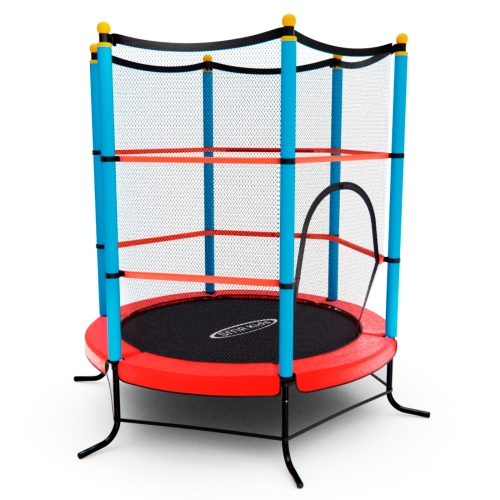 Батут детский DFC SMRKIDS 55" с сеткой, RED фото 3 Батут детский DFC SMRKIDS 55" с сеткой, RED фото 3