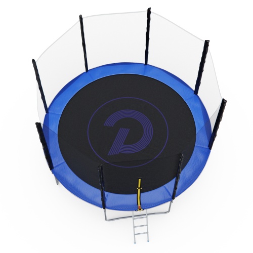 Батут с сеткой DFC PELPO 12ft с лестницей, BLUE фото 6 Батут с сеткой DFC PELPO 12ft с лестницей, BLUE фото 6