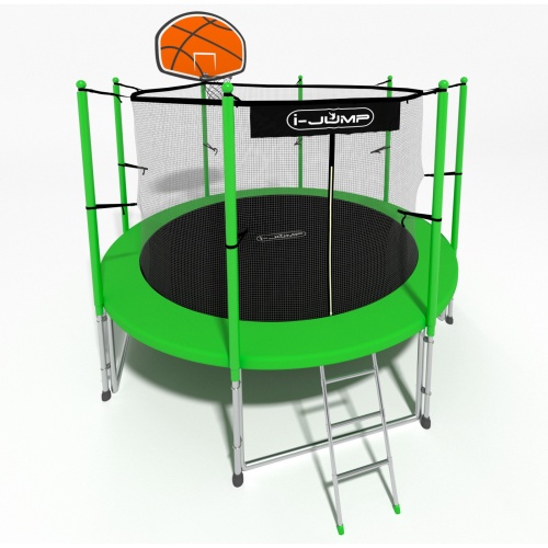 Батут i-Jump Basket 6ft green фото 2