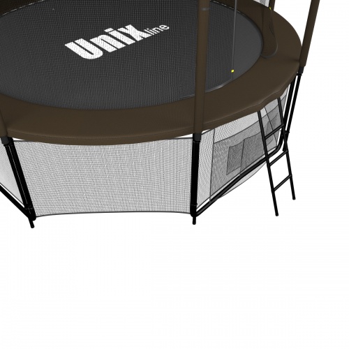 Батут UNIX line Black&Brown 8 ft (inside) фото 6