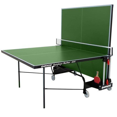 Теннисный стол DONIC OUTDOOR ROLLER 400 GREEN фото 3 Теннисный стол DONIC OUTDOOR ROLLER 400 GREEN фото 3