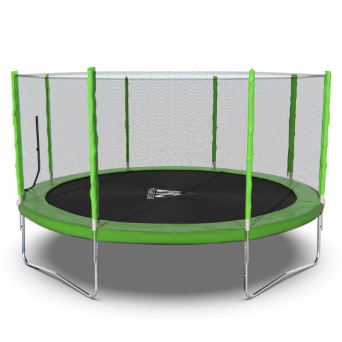 Батут DFC Trampoline Fitness с сеткой 14ft фото 5