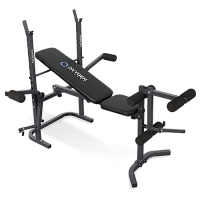 OXYGEN FITNESS AKRON Скамья силовая черная