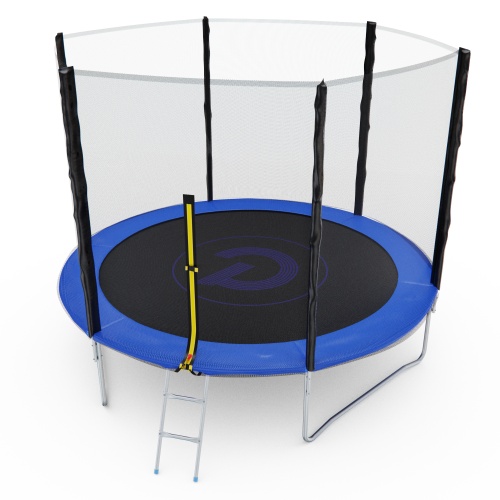 Батут с сеткой DFC PELPO 10ft с лестницей, BLUE Батут с сеткой DFC PELPO 10ft с лестницей, BLUE