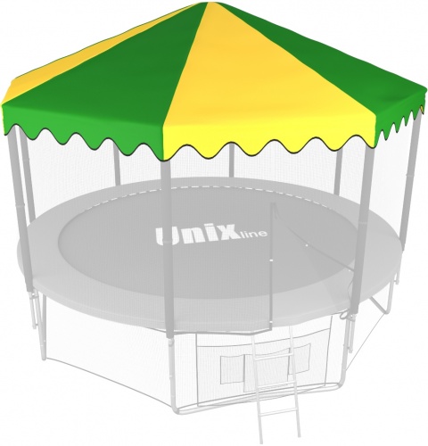 Крыша для батута UNIX Line 12 ft Green/Yellow Крыша для батута UNIX Line 12 ft Green/Yellow