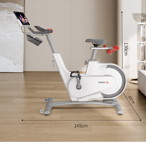 Велотренажер YESOUL Smart Spinning bike V1 белый фото 9