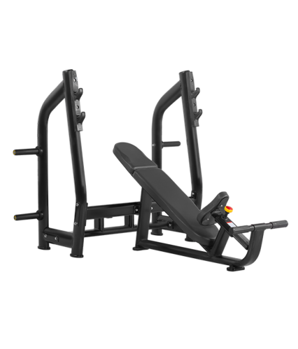 BRONZE GYM H-025 Скамья для жима с положительным наклоном (ЧЁРНЫЙ) BRONZE GYM H-025 Скамья для жима с положительным наклоном (ЧЁРНЫЙ)