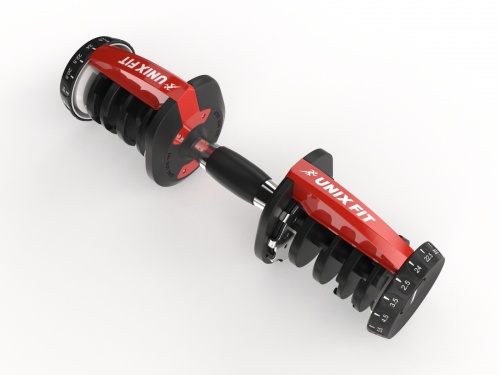 Гантель со ступенчатой регулировкой Unixfit 24kg фото 6