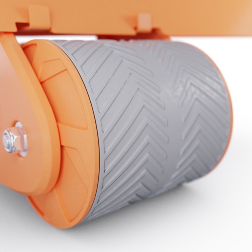Тренажёр для пресса AB Roller SND оранжевый с ковриком 34 х 17 x 0.6 cм фото 9