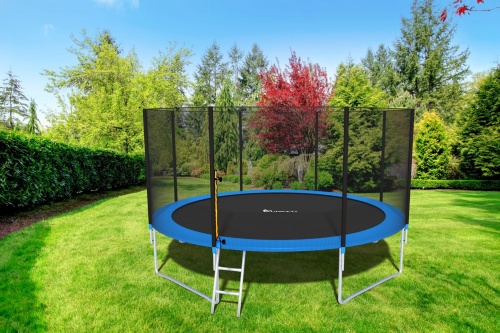 Батут FunFit 435 см - 14ft синий фото 6