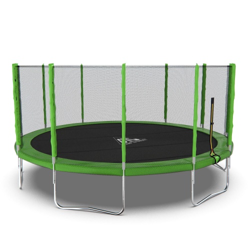 Батут DFC Trampoline Fitness с сеткой 16ft фото 4